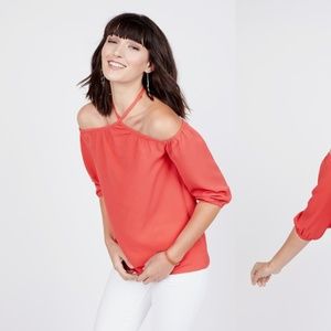 Octavia Off Shoulder Halter